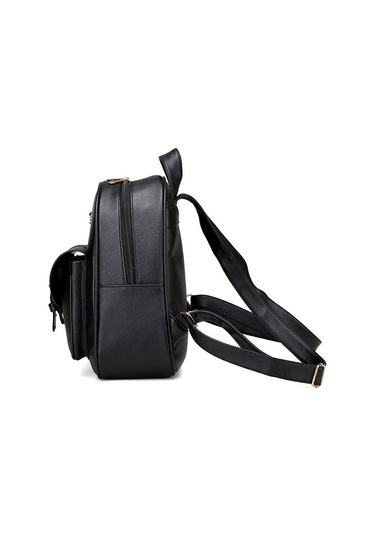 Lebıhmurah Wbp1456 Moda Pu Rahat Hafif Sırt Çantası Omuz Çantaları Metal Ilmek Dekorasyon Cüzdan Kadınlar İçin 4 Adet Set Girlsfashion Çok Renkli