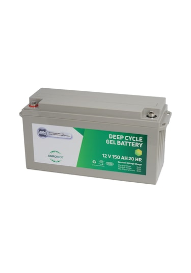 Agromot 12 V 150 Ah Jel Akü Deep Cycle Nano Carbon Agm Battery