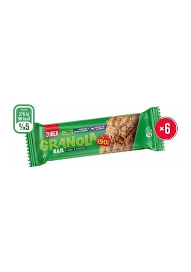 Elmalı & Tarçınlı Granola Bar 25gr X 6 Adet