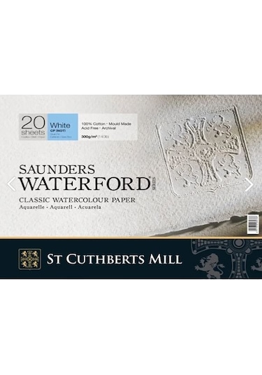 Saunders Waterford Suluboya Defteri Blok Cold Press 300 Gr. 26X36