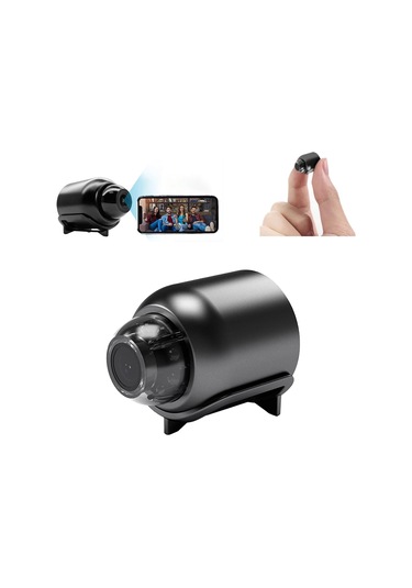 Springsun X5 Mini Wifi Gözetleme Kamerası - 1080p Full Hd, Gece Görüşü, Hareket Algılama, 160 Geniş Açı, Ev Ofis Depo İçin Kablosuz Uzak İzleme