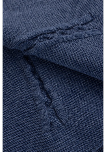Trenza İndigo Çift Kişilik Battaniye 200x220 15040 Indigo