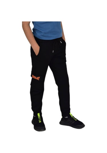 Erkek Çocuk Tek Kargo Cepli Eşofman Altı Bgl-st04630 Siyah