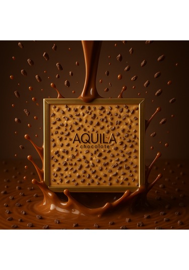 Aquila Chocolate Cevizli Kakao Nibslı Karamel Çikolata 250 G