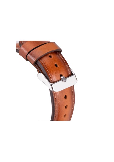 Alpıne Siena Tan Hakiki Deri Apple Uyumlu Watch Kordonu - 44/45/46/49mm