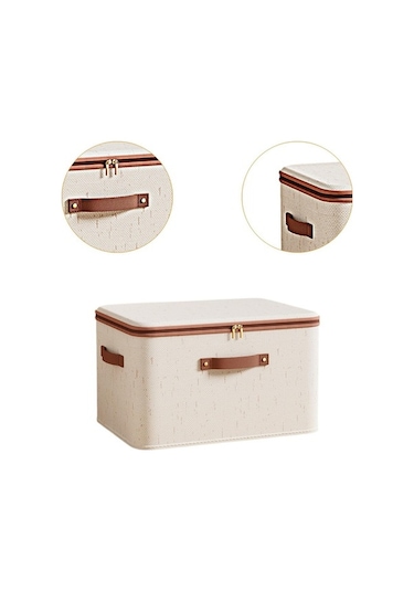 Pazly Yorgan Yatak Suntek Pantolonları Oyuncak Depolama Çantası Bej Uu Bej