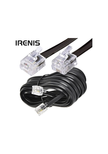Irenis ADSL VDSL Modem Kablosu RJ11 Kablo. Köken Telefon Kablosu 6 M