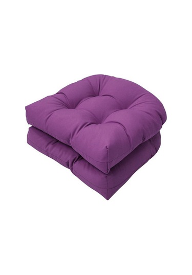 Homyl Kapalı Açık Hasır Patio Oturma Minderi, 19" X Alabilir Menekşe