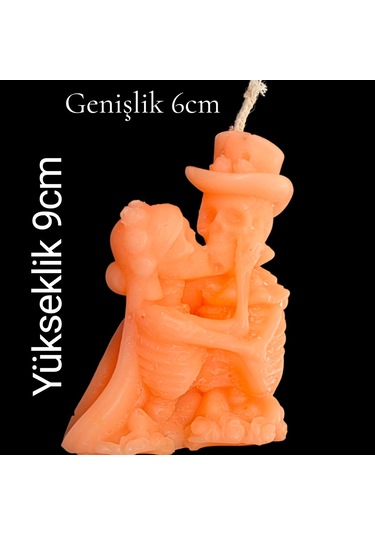 Dekoratif Dogru Aşkı Bekleyen İnsan Figürü Mum Çok Renkli