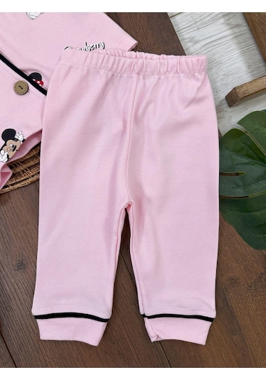 Çilek Desenli Kruvaze Yaka Pijama Takımı 4bb2 Pembe