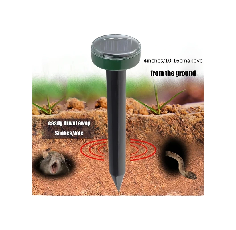 Willowhaven 2li Ses Dalgası Teknolojili Güneş Enerjili Haşere Kovucu Bahçe Çiftlik 600mah