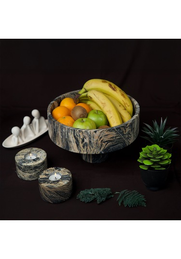 Profondo Ayaklı Mermer Kase