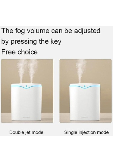 Novahub 2000 Ml Usb Hava Nemlendirici, Aromaterapi, Çift Sprey Portu, Serin Mist Maker, Ev Ve Ofis İçin, Pembe