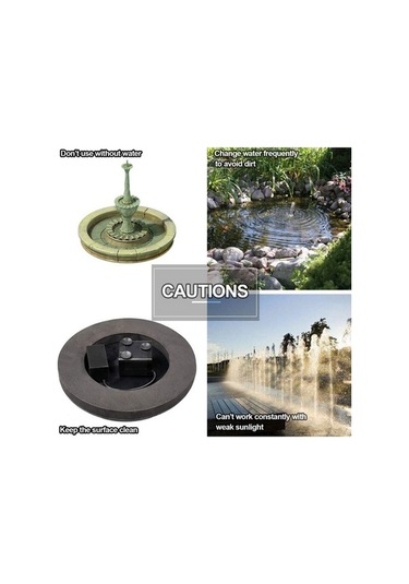 Tongxida Gece Işıklu Süzülür Kuş Yıkama Su Fıskiyesi - Bahçe Havuzu Teras İçin Akıcı Su Özelliği