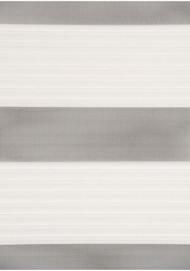 Perdehanem Geniş Plise Zebra Perde Krem Krem