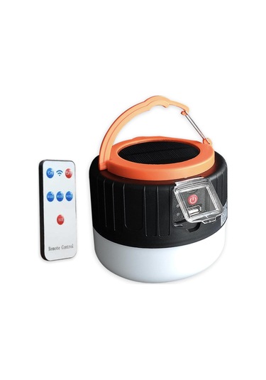 Cata Ct-4289 Urla Şarjlı Solar Kamp Feneri Beyaz Işık Mavi