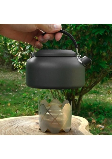 Suntek Kamp Ocağı Ön Camı Sırt Çantasıyla Gezinti Arka