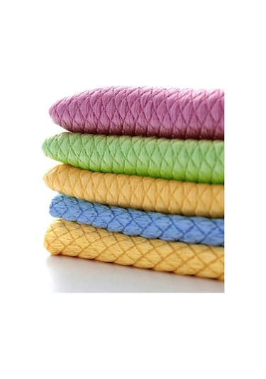 Bio Mix Mikrofiber Baklava Desen Temizlik ve Cam Bezi 2'li 30 x 40 CM