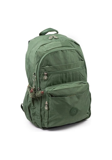 Krinkıl Büyük Çok Gözlü Spor, Seyahat, Okul, Laptop Sırt Çantası 9-1b Yeşil