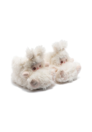 Lingo Kadın Hayvanlı Panduf Bej 36/41 Bej