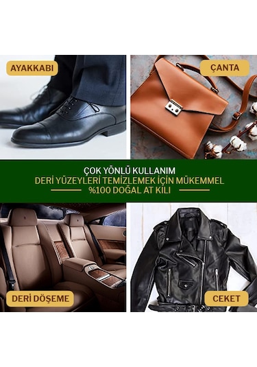 Mole %100 At Kılı Deri Temizlik Fırçası