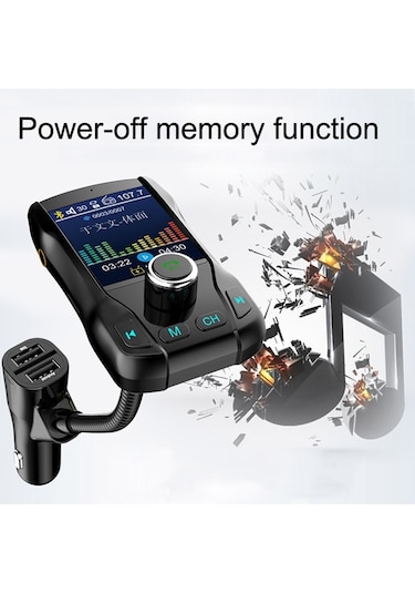 Eller Serbest Renkli Ekran Araba Bluetooth Mp3, Stil: Normal Sürüm