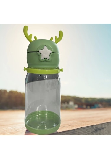 Geyikli Çocuk Suluk Ve Matarası 500 Ml - Pembe