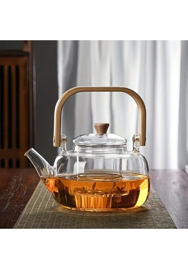 Ahşap Saplı Cam Filtreli Demlik Diğer