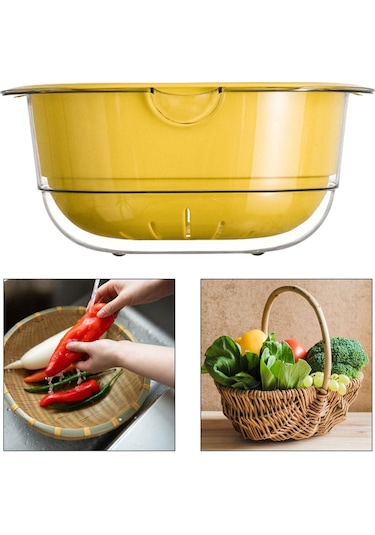 Suntek Magideal Meyveler, Salatalar Ve Sebzeler Için Sebze Yıkama Sarı