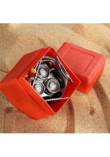 Pazly Yürüyüş Üniforma Taşınabilir 3 Sobası, Rüzgar Geçirmez Kamp Isıtma Gaz Fırın Çekirdekli Zf Gümüş Gümüş