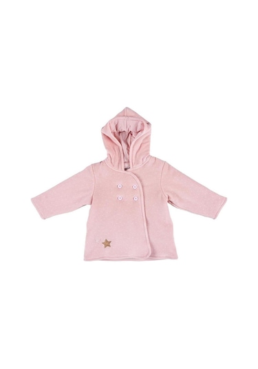 Minycenter Kız Bebek Ceket Mnt23k526 Pembe