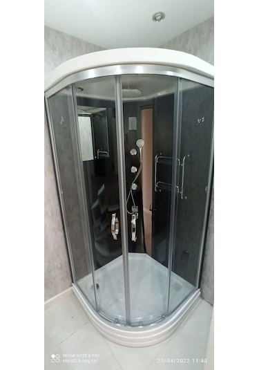 100x100 Oval Duş Teknesi Üzeri Kompakt Sistem Sistem 1