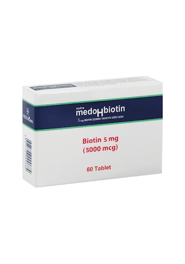 Dermoskin Medohbiotin 5 Mg 60 Tablet Medobiotin