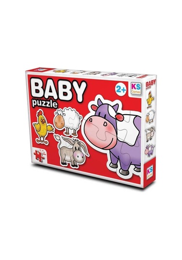 KS Games Baby Puzzle 2+3+4+4 (evcil Hayvanlar)