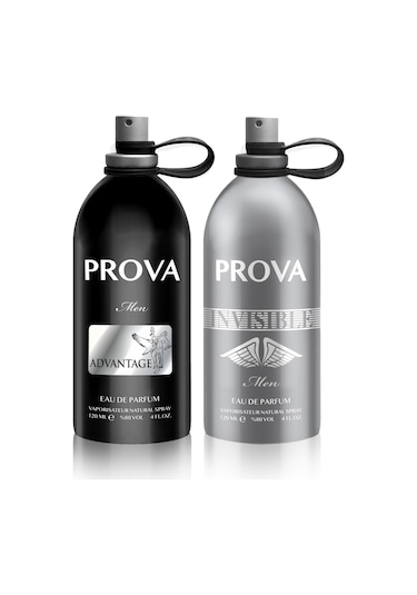 Prova Advantage + Invisible Erkek Parfüm Seti EDP 2 x 120 ML
