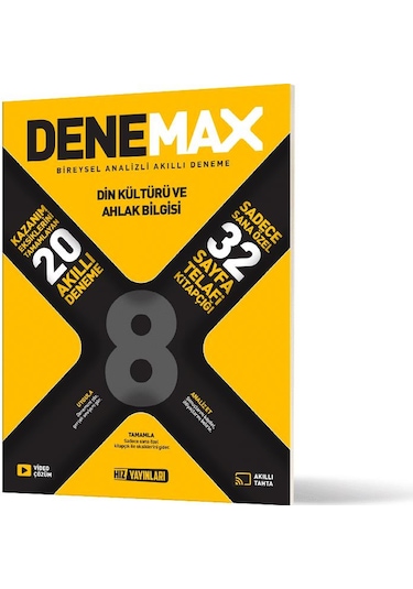 Denemax 8. Sınıf Din 20 Li Akıllı Deneme