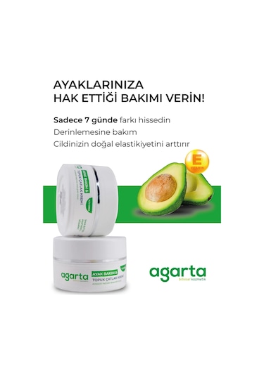 Agarta Ayak Ve Topuk Çatlak Bakım Kremi 100ml