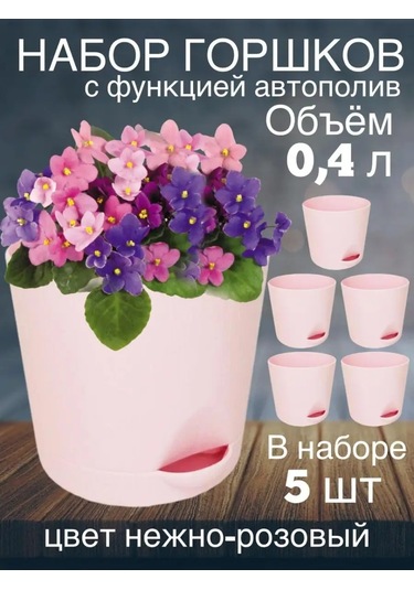 Interm Meyan Çiçeği Saksısı Küçük Plastik Saksı Seti 104978040