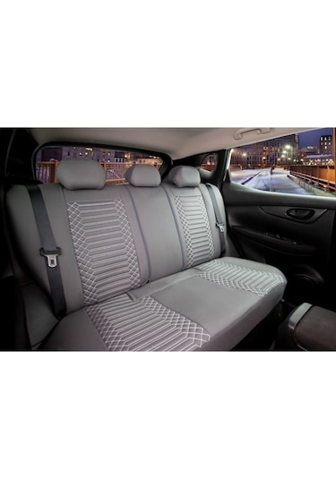 Volkswagen Touran Lüx Deri Oto Koltuk Kılıfı Ön/Arka Set (493905207)