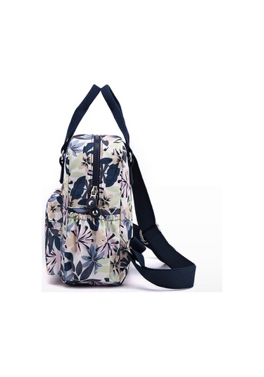 Ranyeek Oranj Çiçek Desenli Su Geçirmez Çift Çantası - El/omuz Taşıma Seçenekli, Günlük/tatil Kullanıma Uygun 22 12 27cm Çok Renkli