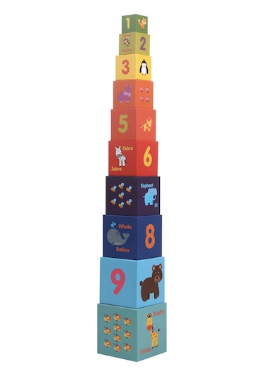 Rossie Kule Oyunu 10'Lu Içiçe Eğitici Küpler 95 CM