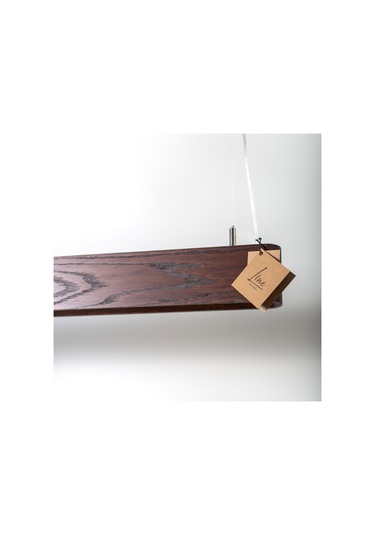 Soft Kahve Modern Ahşap Aydınlatma - Minimal Led Sarkıt Avize Kahverengi
