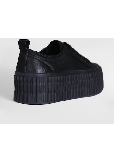Lufian Dıana Kadın Sneaker Siyahayakkabı 121230013-siyah Siyah