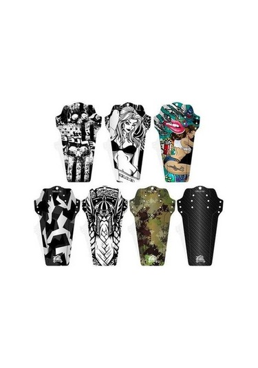 Pazly Yolu Yağmur Ve Seti, Renkli Sabitleme Plakası, Ön Koruma Kayışları, Çamurluk Fırlatıcı, Dağ Bisikleti Aksesuarları, Wv Çok Renkli Çok Renkli