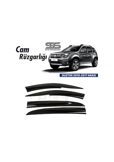 Cam Rüzgarlığı Dacia Duster 2010-2017 Arası Mügen Tip Piano Black