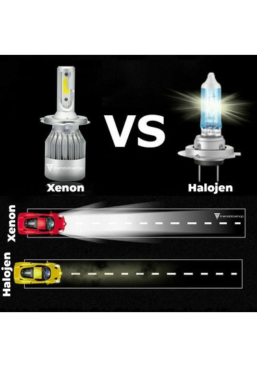 Oyota Corolla Uyumlu 2004-2012 Şimşek Etkili Sis Led Xenon Far Ampulü