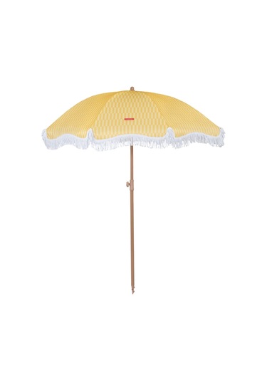 Flamingueo Caramel Plaj Ve Bahçe Şemsiyesi Sarı Sarı