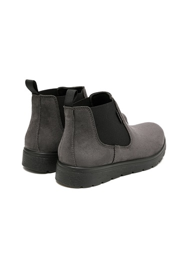 Antracıte Bot Kadın 45 U33 Vx Fly Flot Cloth Woman Ankle Boot Anthracite Antrasit