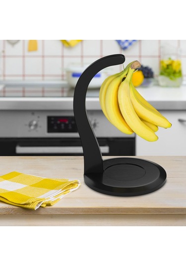 Suntek Muz Tutucu Standı Çok Fonksiyonlu Taşınabilir Ev Için Siyah