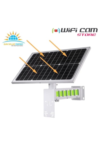 Lityum Bataryalı Güneş Panel Seti